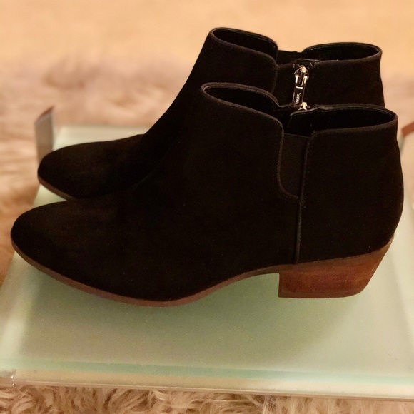Circus by Sam Edelman Shoes - Circus Sam Edelman Black Suede Ankle Booties